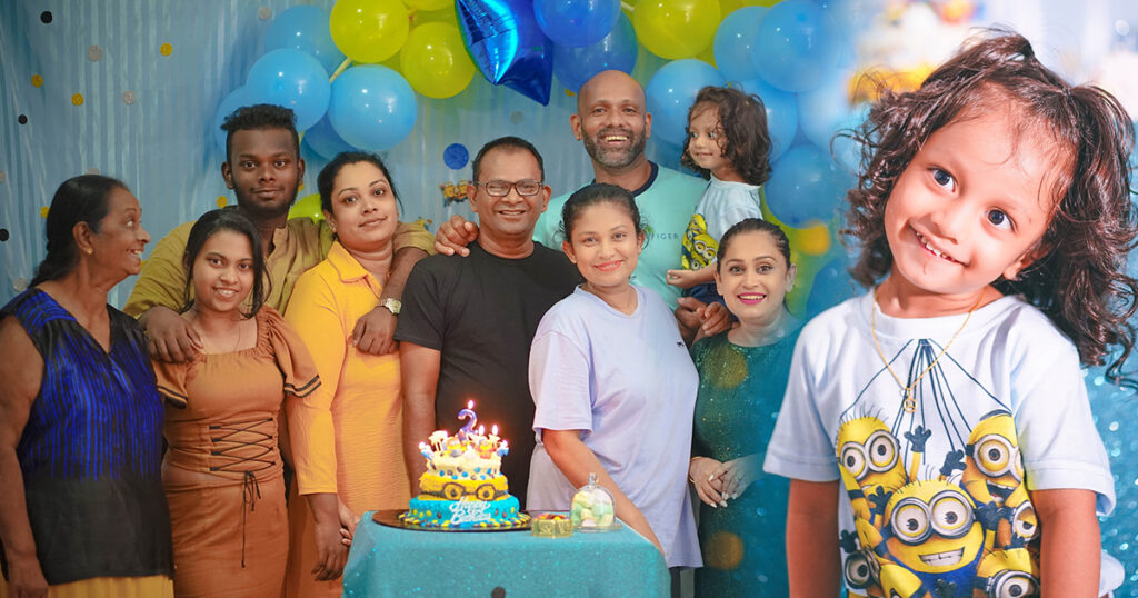 පුංචි පුතාගේ දෙවෙනි උපන්දිනේ.. දැන් නම් මුළු ගෙදරම එළියයි. මේ අමතක නොවෙන මතක සටහනක්.