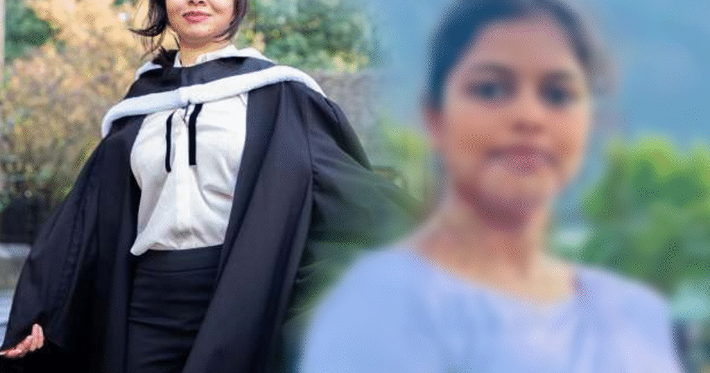 උපාධිය ලබාගෙන ගෙදරය ආව ඇය එදිනෙන් ඇගේ ජීවිතය අවසන් කරන්න තනියම තීරණය කරලා.