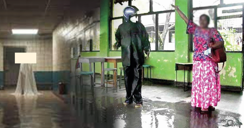 භූතා#ත්මයකින් පාදුක්කේ පාසලක් කැළඹෙයි.