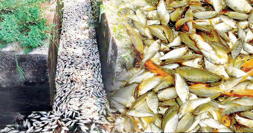 එකවරම මාළු ලක්ෂ ගණනක් මැරෙයි.මේ මාළු කන්න එපා.!හේතුව මෙන්න.