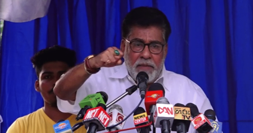 යකෝ මේක ක්‍රිකට් ගහන වේලාවක්ද..? මර්වින් සිල්වා රාජපක්ෂලාට කියපු කතාව.