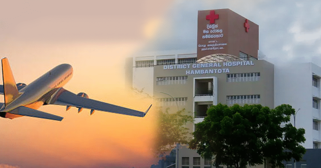 හම්බන්තොට රෝහලේ එකම නිර්වින්ද වෙද්‍යවරයා කාටත් නොකියාම රටින් යයි.