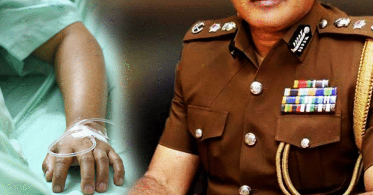 පොලිස් පුතා මවට ප්‍රතිකාර කිරීමට සේවය අත්හැර යයි.