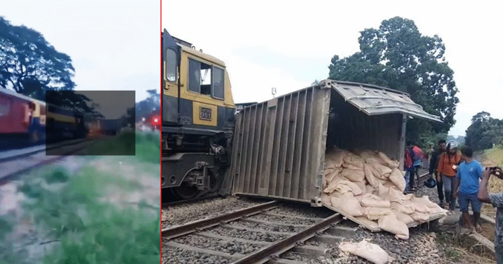 මීරිගම දුම්රිය අනතුර සිදුවන ආකාරයේ වීඩියෝ දර්ශණ මෙන්න