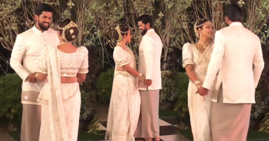 ශලනි තාරකා සැමියා සමඟ ප්‍රේමණීය නර්තනයක යෙදුනේ මෙහෙමයි (VIDEO)